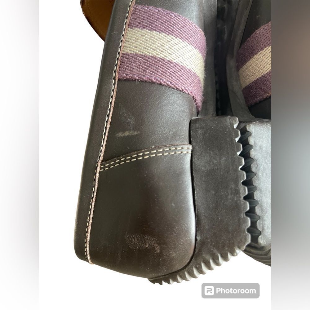 Bally Of Switzerland Delos Chocolate Brown Driving Loafers Size 37.5 - Picture 10 of 12